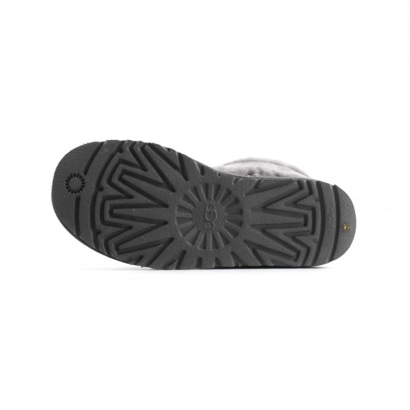 Женские мини угги Fluff Mini Quilted Logo Boot Grey