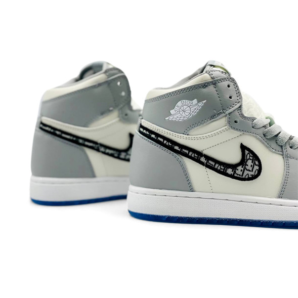 Унисекс зимние кроссовки Nike Air Jordan 1 x Dior Winter