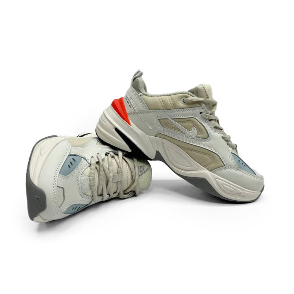Женские кроссовки Nike М2k Tekno Woman White Beige