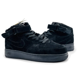 Nike Air Force Winter Man Suede Black
