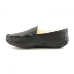 Men's Ascot Black Leather