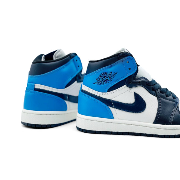 Унисекс зимние кроссовки Nike Air Jordan Retro 1 Obsidian Winter