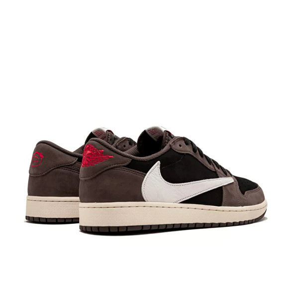 Мужские кроссовки Travis Scott x Air Jordan 1 Low Mocha S