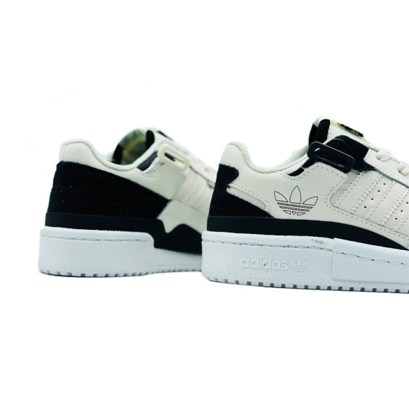 Унисекс кроссовки Adidas Forum Low Black Grey Beige