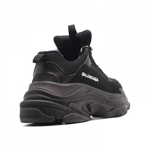 Мужские кроссовки Balenciaga Triple S Total Black