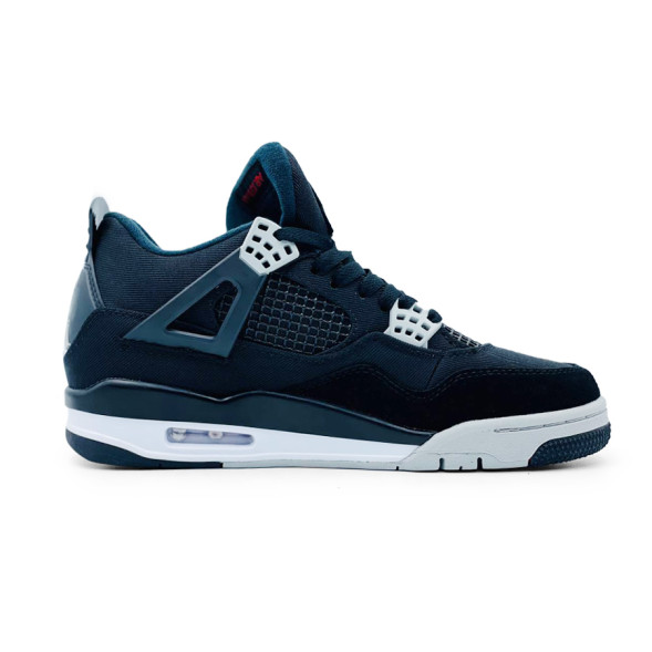 Унисекс кроссовки Nike Air Jordan 4 Retro Black Textile
