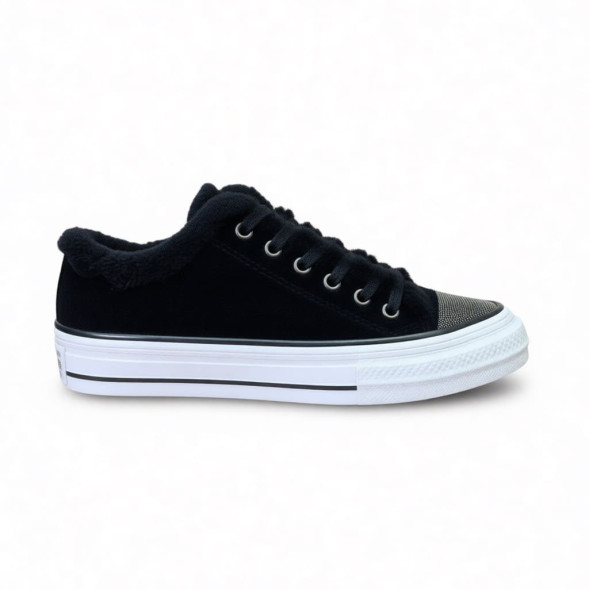 Женские зимние кеды Brunello Cucinelli Winter Sneakers Black