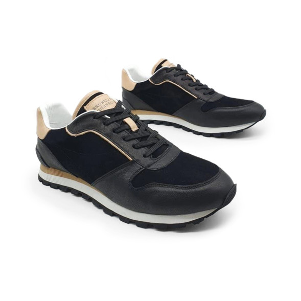 Унисекс кроссовки Brunello Cucinelli Black Sand