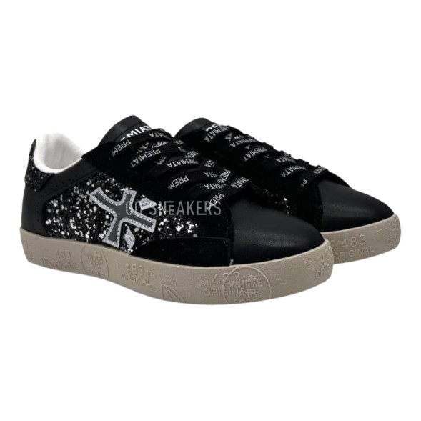 Женские кеды Premiata Stevend 4874 Glitter Black