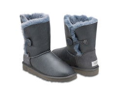 Bailey Button Metallic Grey