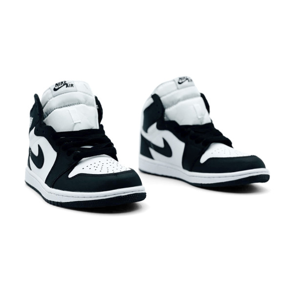 Унисекс зимние кроссовки Nike Air Jordan 1 Retro High Winter OG BG "Black White"