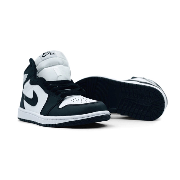 Унисекс зимние кроссовки Nike Air Jordan 1 Retro High Winter OG BG "Black White"