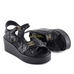 Chanel Sandals Black