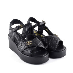 Chanel Sandals Black
