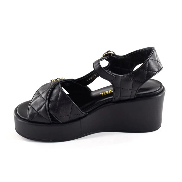 Женские босоножки Chanel Sandals Black