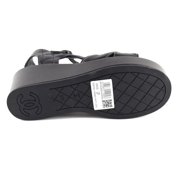 Женские босоножки Chanel Sandals Black