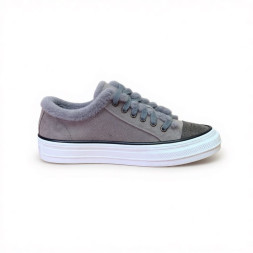 Brunello Cucinelli Winter Sneakers Grey