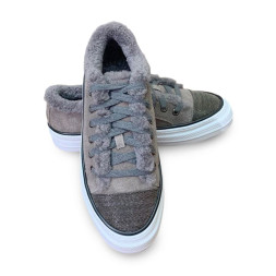 Brunello Cucinelli Winter Sneakers Grey