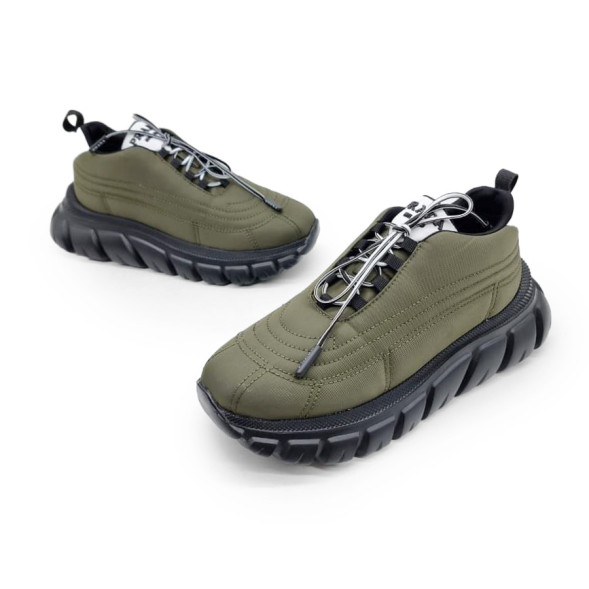 Женские кроссовки Prada Rush Khaki