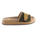 Женские шлёпанцы Fendi Slippers Brown