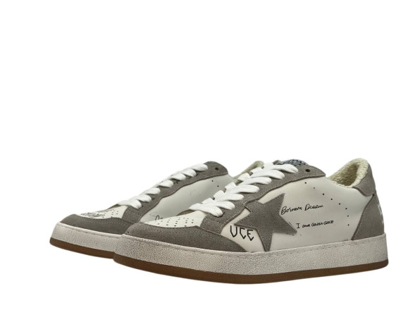 Мужские кеды Golden Goose Ball Star White Black