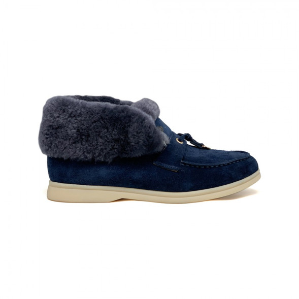 Женские ботинки Loro Piana Shalet - Navy
