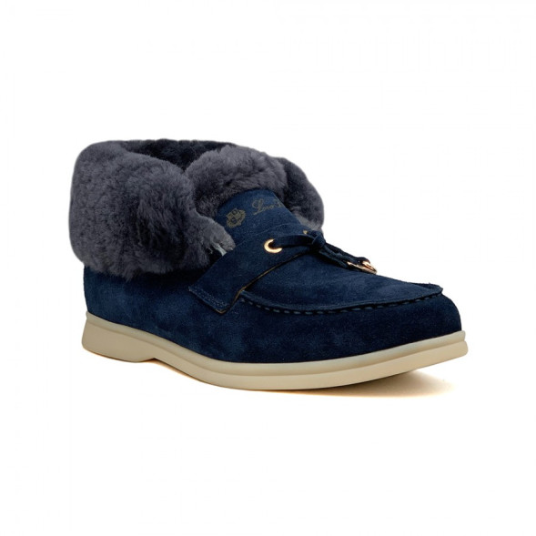 Женские ботинки Loro Piana Shalet - Navy