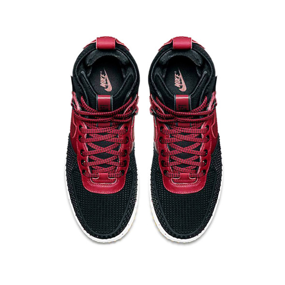 Унисекс зимние кроссовки Nike Lunar Force 1 Duckboot Burgundy/Black