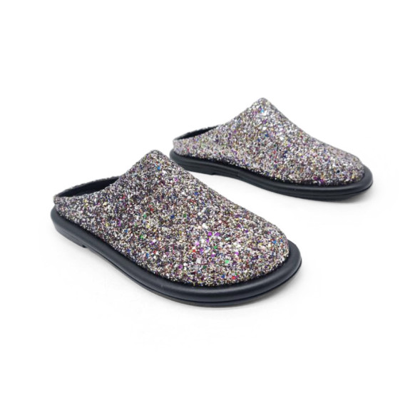Женские шлепки JW Anderson Sparkles Pink