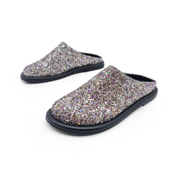Женские шлепки JW Anderson Sparkles Pink