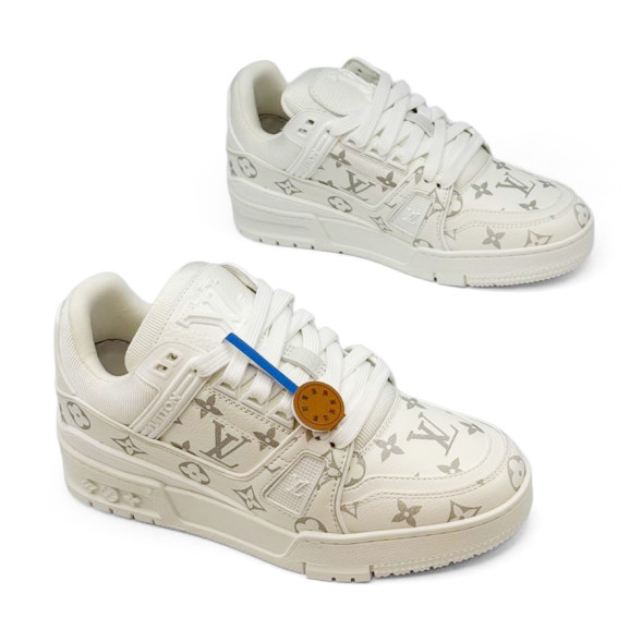 Женские кроссовки Louis Vuitton Trainer Milk Monogram