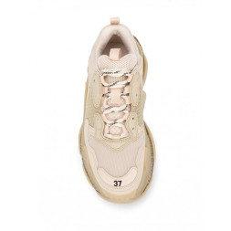 Женские кроссовки Balensiaga Triple S CLEAR SOLE IN WHITE