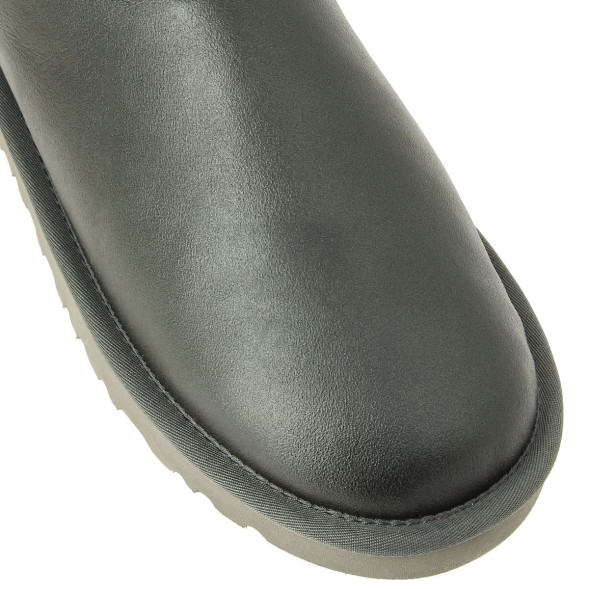 Женские короткие угги Metallic Grey