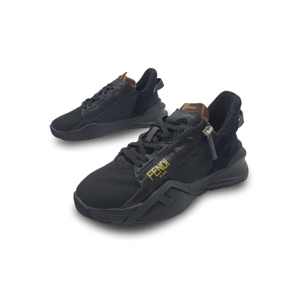 Женские кроссовки Fendi Flow Black