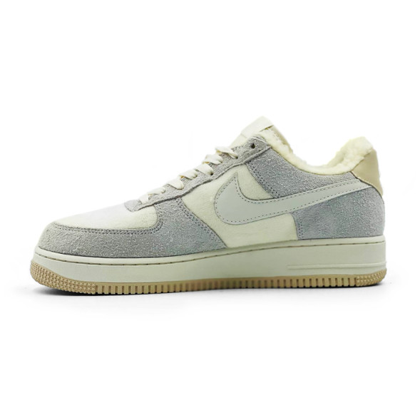 Унисекс зимние кроссовки Nike Air Force Swoosh Winter White/Grey