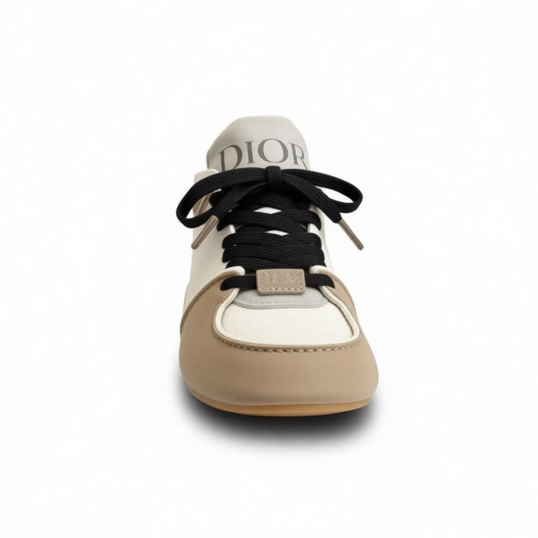 Женские кроссовки Dior Roadie White/Brown