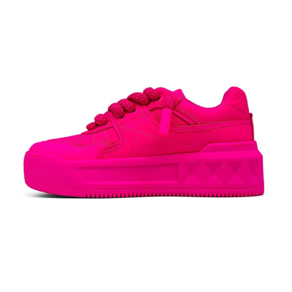 Женские кроссовки Valentino Garavani One Stud Xl Woman Total Pink