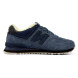 Мужские зимние кроссовки New Balance 574 Suede Dark Navy Winter