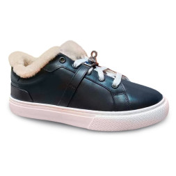 Hermes Winter Sneakers Leather Black