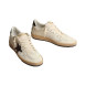 Женские кеды Golden Goose Ball Star Chicory-Coffee Glitter Star and Black Leather Heel Tab
