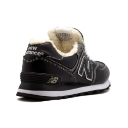 New Balance Мужские 574 Leather Black