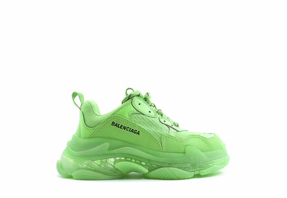 Унисекс кроссовки Balenciaga Triple S Neon Green