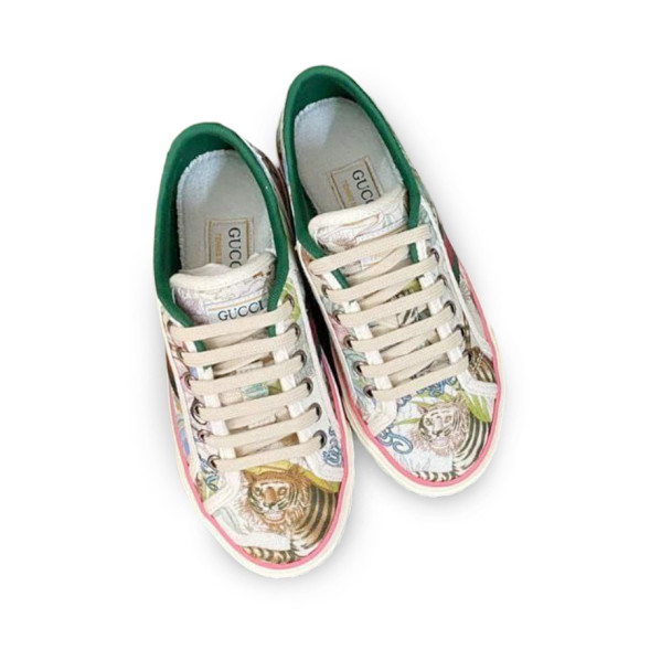 Женские кеды Gucci Tennis 1977 Floral