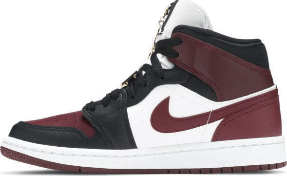 Женские кроссовки Nike Wmns Air Jordan 1 Mid SE 'Gold Pendants'