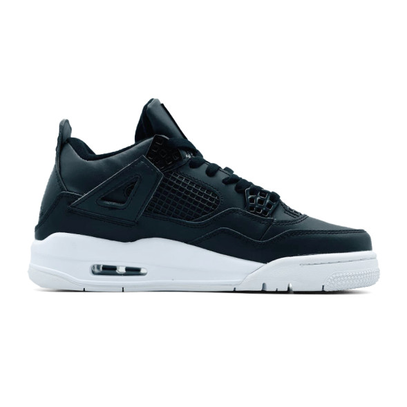 Унисекс кроссовки Nike Air Jordan 4 Retro Black/White