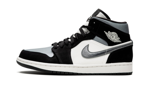 Унисекс кроссовки Nike Air Jordan 1 Mid Satin Grey Toe
