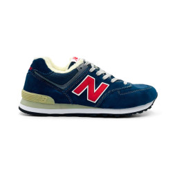 New Balance 574 Blue Pink White