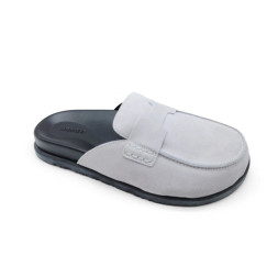 Hermes Sabo Suede White