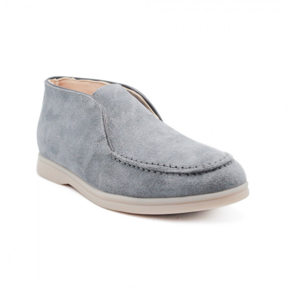 Женские ботинки Loro Piana Open Walk Grey-Blue