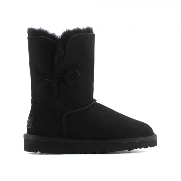 Женские непромокаемые угги с пуговицей Bailey Button Black II